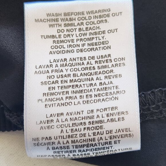 Coldwater Creek Black Cotton Moto Jacket Blazer Comfy Casual Fall Glam Edgy - Picture 11 of 11